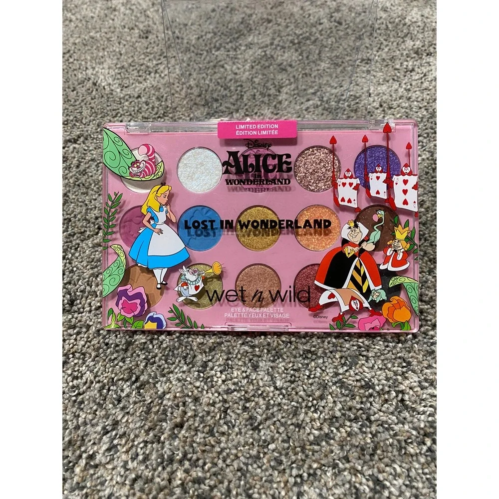 Wet n Wild Eye Face Palette Womens OS Pink New Alice in Wonderland Limited Ed